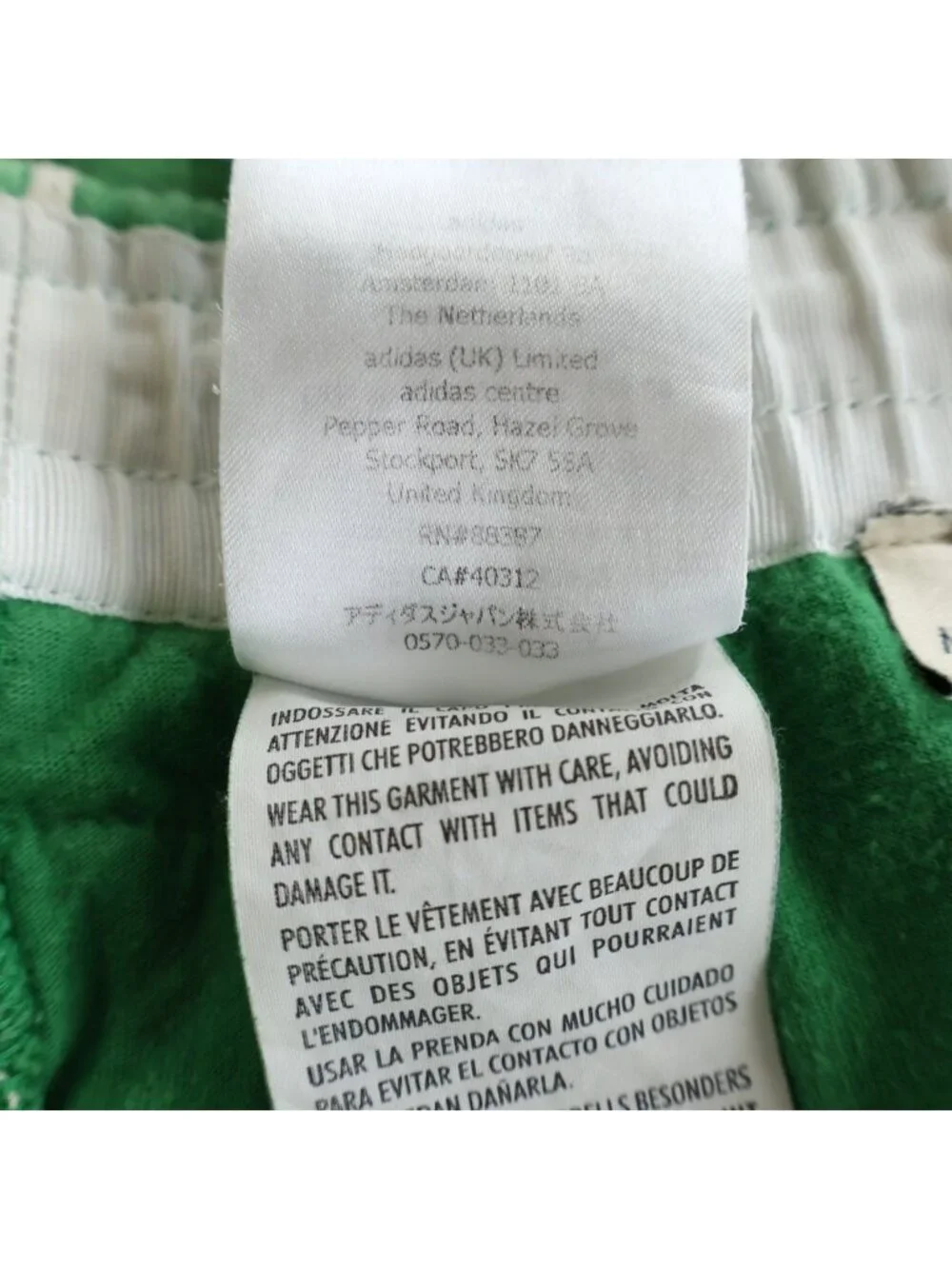 Gucci Adidas Sweat Shorts Green